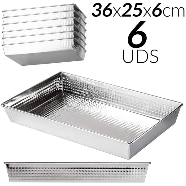 Kakform, Non-stick, Hög värmefördelning, 12 PAs-20x12x8cm