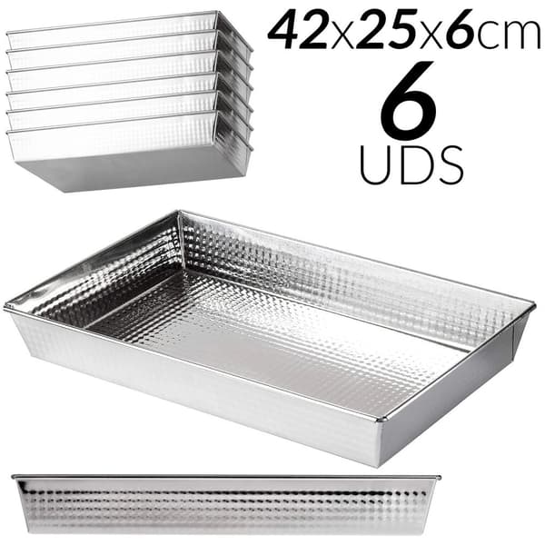 Kakform, Non-stick, Hög värmefördelning, 12 PAs-20x12x8cm