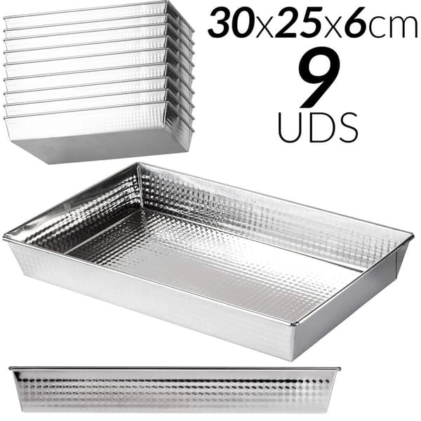 Kakform, Non-stick, Hög värmefördelning, 12 PAs-20x12x8cm