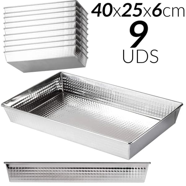 Kakform, Non-stick, Hög värmefördelning, 12 PAs-20x12x8cm