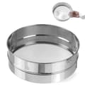 Miniatyrbillede 1 af 3: Tæt konfekturesigte til sigtning af pulveriseret sukker. 407 mm stål - Hendi 637821