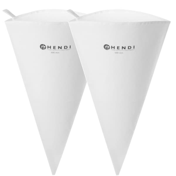 Konditorpose til pynt og pynt, 40 cm, sæt med 2 - Hendi 550328