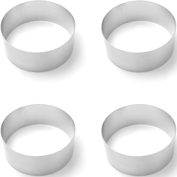 Konditorikant för tårtdeg CIRKEL - SET med 4 st. - ENDI 512449