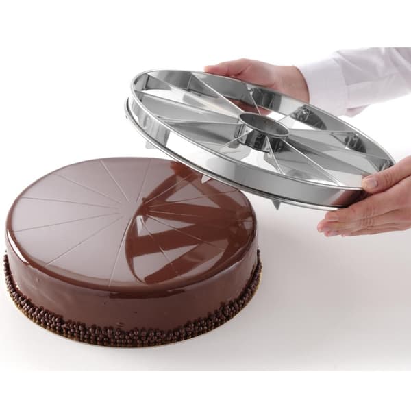 Kage skæremarkør dia. 320 mm - 16 portioner - HENDI 512531