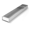 Miniatyrbillede 1 af 2: Konfekturebakke af aluminium, lukket, rektangulær, 580x100x(H)50 mm Hendi 689851