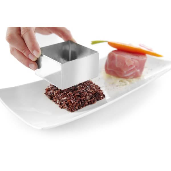 Presser til firkantet konfektureform til kager 65x65mm Hendi 512227