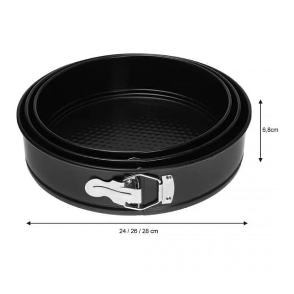 TÅRTDÄCK BAKFORMAR 3 ST. KINGHOFF KH-4200