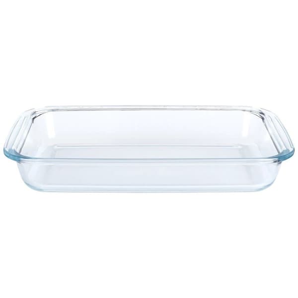 Värmebeständig glasfat 34,5x20,5x5 cm, 2,2 l