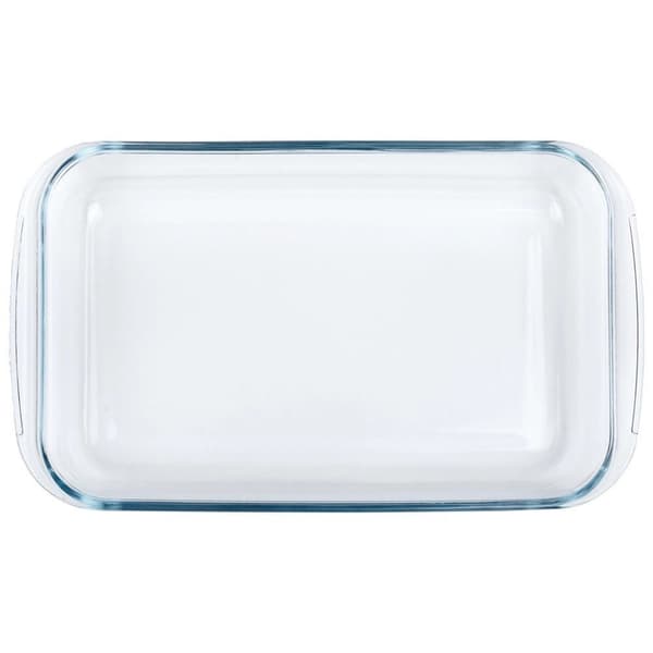 Värmebeständig glasfat 34,5x20,5x5 cm, 2,2 l