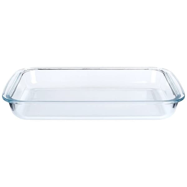 Värmebeständig glasfat 39,5x24x5 cm, 3 l