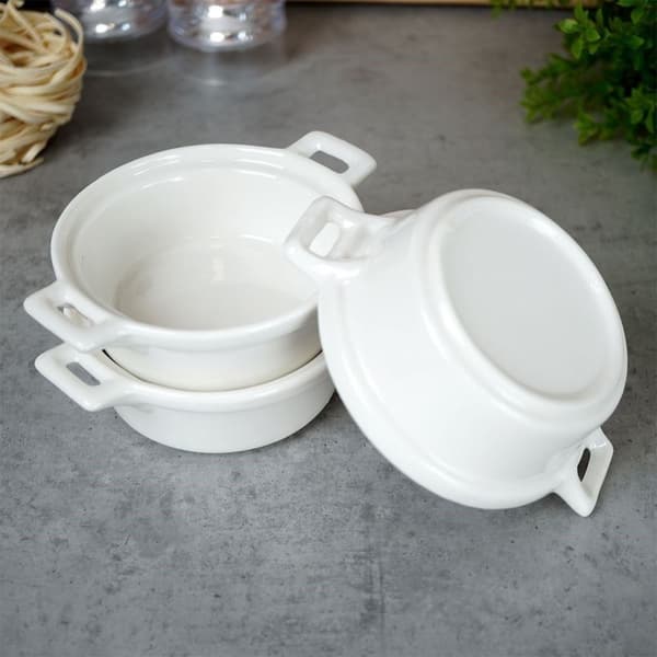Porcelænsbageskåle 3 stk. Runde Lumarko!