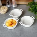 Miniatyrbillede 2 af 7: Porcelænsbageskåle 3 stk. Runde Lumarko!