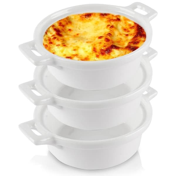 Porcelænsbageskåle 3 stk. Runde Lumarko!