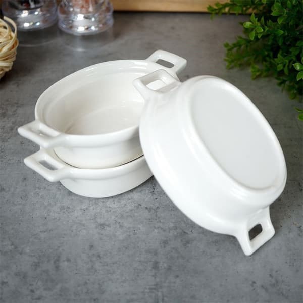 Porcelænsbageskåle 3 stk. ovale Lumarko!
