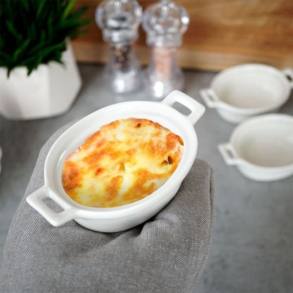 Porcelænsbageskåle 3 stk. ovale Lumarko!