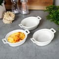 Miniatyrbillede 2 af 6: Porcelænsbageskåle 3 stk. ovale Lumarko!
