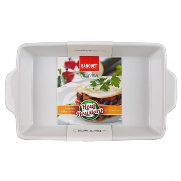 Keramisk bagefad skål 30x17 cm Banquet Lumarko!