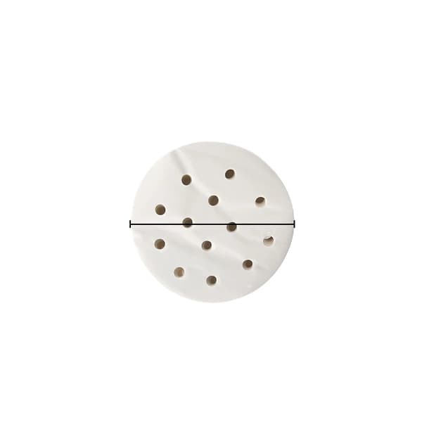 Hamburger Pressemaskine, Olieabsorberende Papir, Fødevarekvalitet, 100mm, 10 sæt 100mm