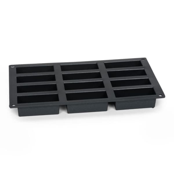 Patisse Mini Kageform 12 Rum 29x17 cm Sort/Silicone