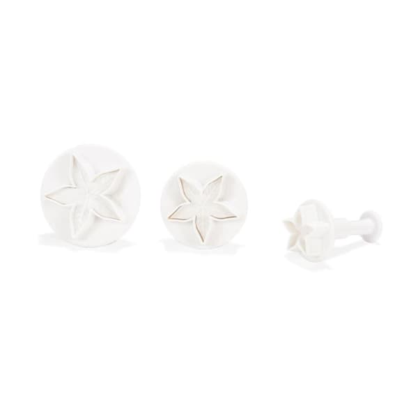 Patisse Cookie Cutter ark med pusher 3-delt hvid