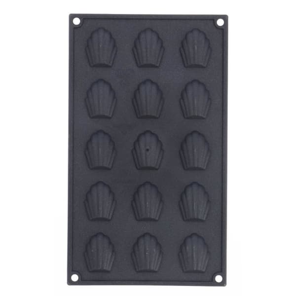 Patisse Mini Madeleine Form 15 Sektioner 29x17 cm Svart/Silikon