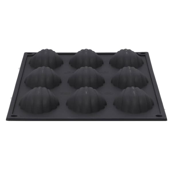 Patisse Madeleine Form 9 Sektioner 29x17 cm Svart/Silikon