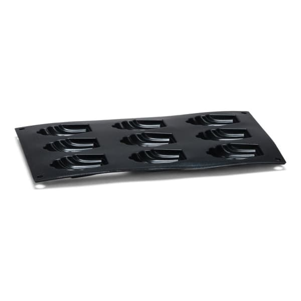 Patisse Madeleine Form 9 Sektioner 29x17 cm Svart/Silikon