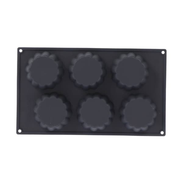Patisse Mini Kageform 6 Rum 29x17 cm Sort/Silicone