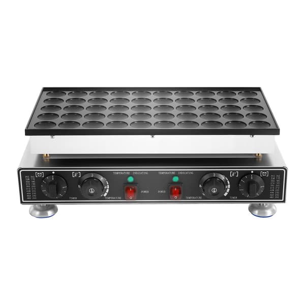 Frukostpannkaksmuffinsmaskin, 50-hålsdesign, sladdansluten elektrisk