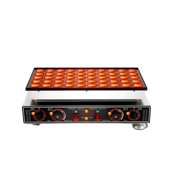 Frukostpannkaksmuffinsmaskin, 50-hålsdesign, sladdansluten elektrisk