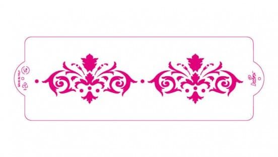 Decora Tårt Stencil 10x30cm olika motiv
