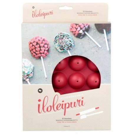 Silikonform för kakklubbor, cake pop fån Martinex