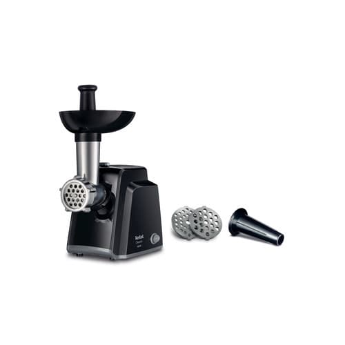 Tefal NE105838 köttkvarn 1400 W Svart, Rostfritt stål