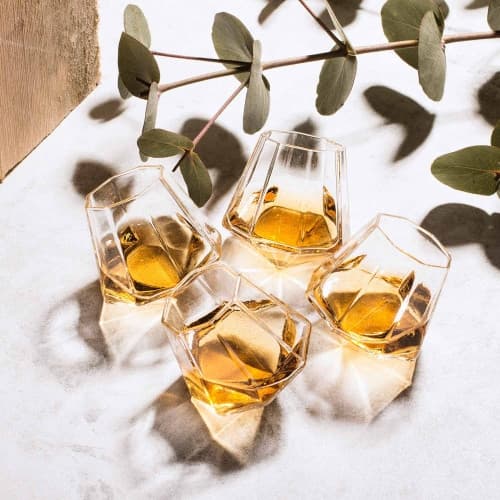 Mad Monkey - Diamond Shot Glasses - Set of 4