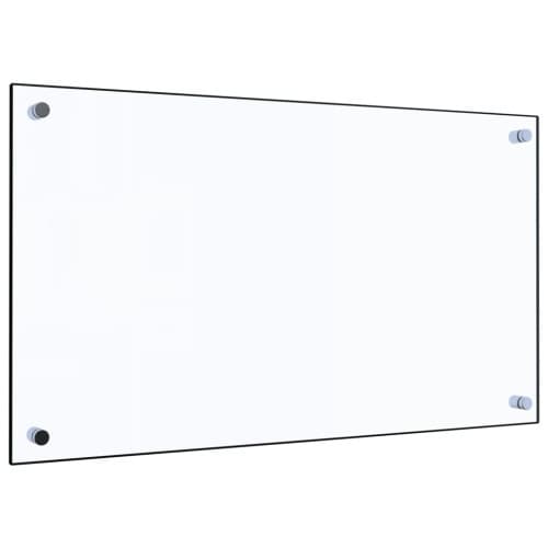 Stänkskydd transparent 70x40 cm härdat glas