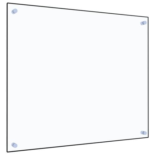 Stänkskydd transparent 70x60 cm härdat glas