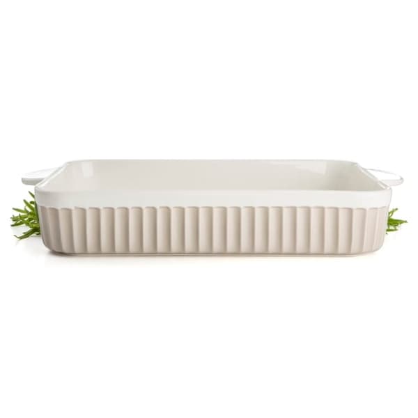 Enjoy Ovnform Bistro rektangulær beige 40x22 cm
