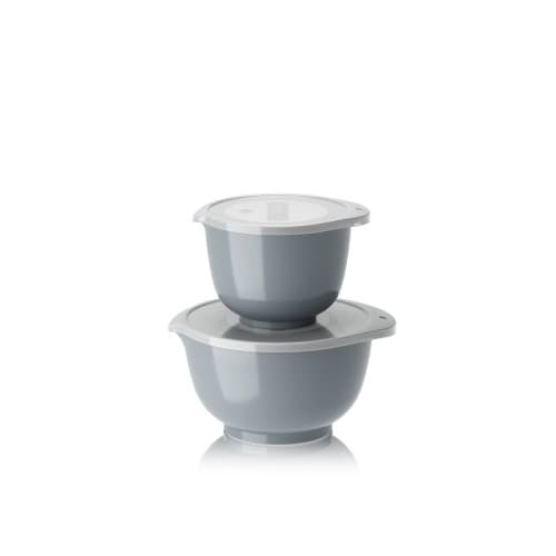 Rosti - NEW Margrethe bowls, Set of 2 + lids - Dusty Blue