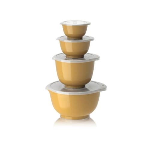Rosti - Margrethe Bowls - Set of 4 + Lids (Curry)