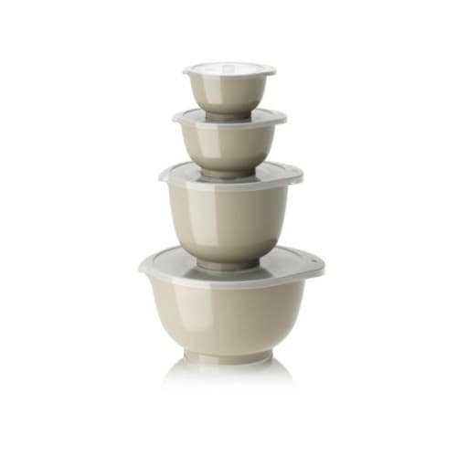 Rosti - Margrethe Bowls - Set of 4 + Lids (Humus)