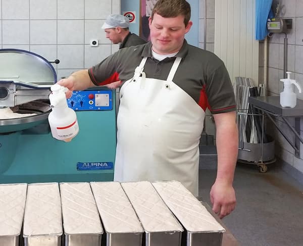 Birchmeier Livsmedelsgodkänd Handtryckspruta - Food-Matic 1.25P, Flatstrålemunstycke