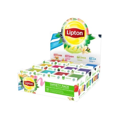 Te LIPTON Sortimentslåda 12 smak 180/fp