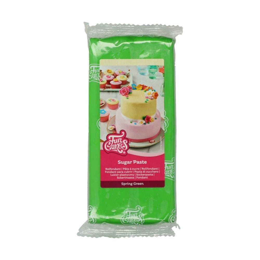 Spring Green Sockerpasta 1 kg FunCakes