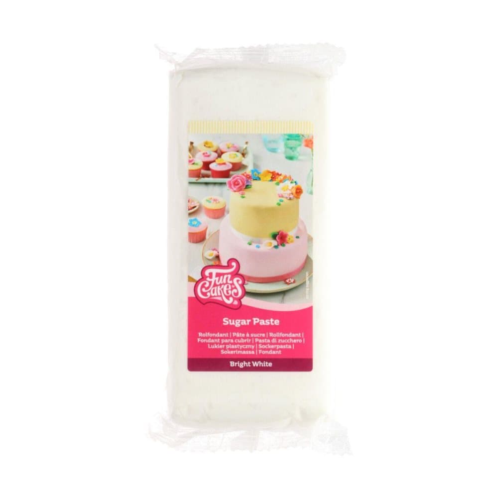AZO-fri Bright White Sockerpasta 1 kg FunCakes