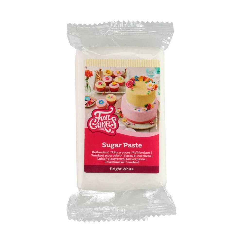 AZO-fri Bright White Sockerpasta FunCakes 250 g