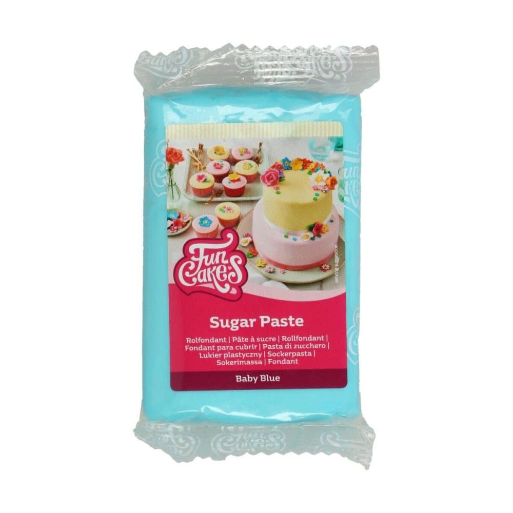 AZO-fri Baby Blue Sockerpasta FunCakes 250g