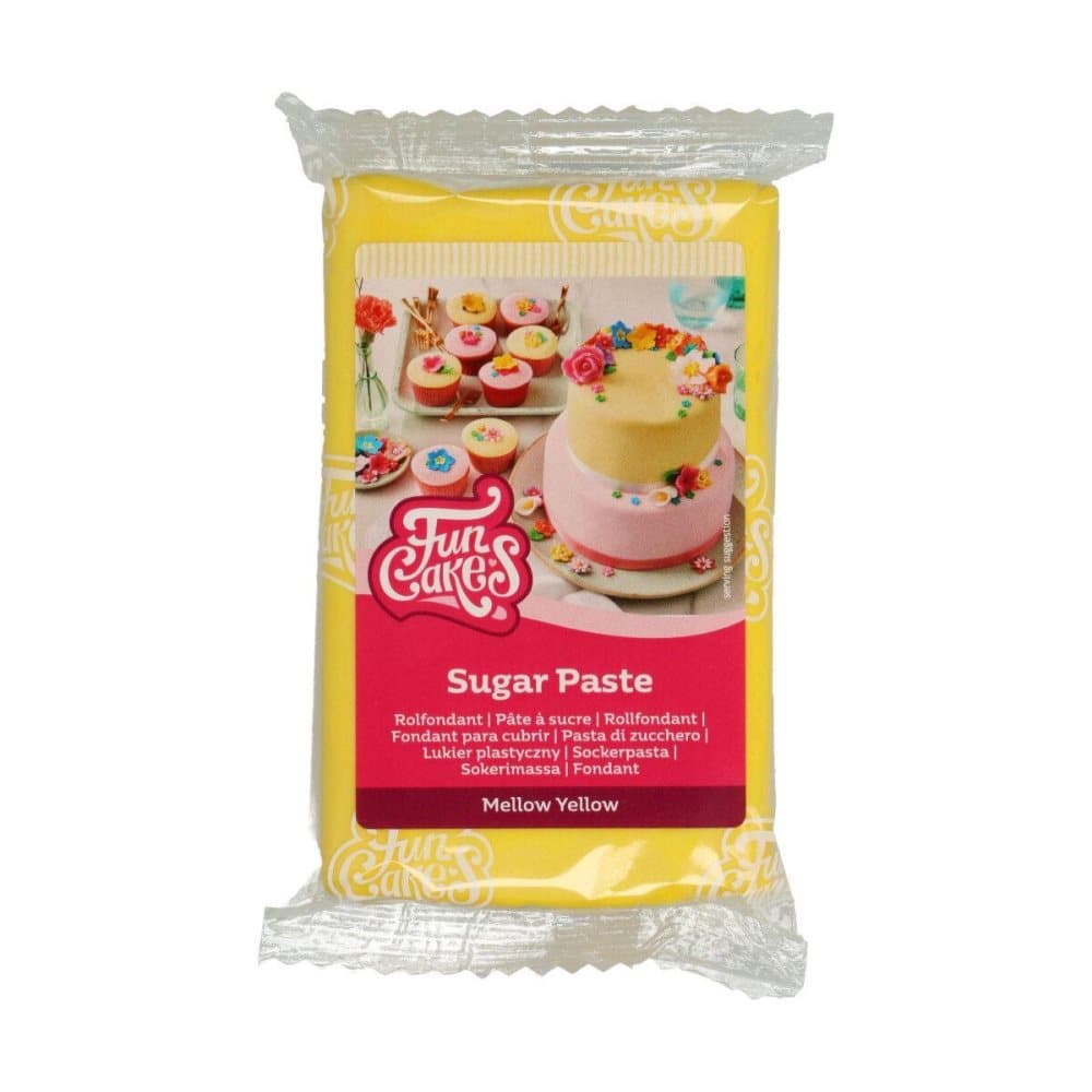 Mellow Yellow Sockerpasta FunCakes 250g