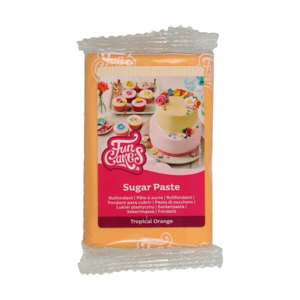 Tropical Orange Sockerpasta FunCakes 250g