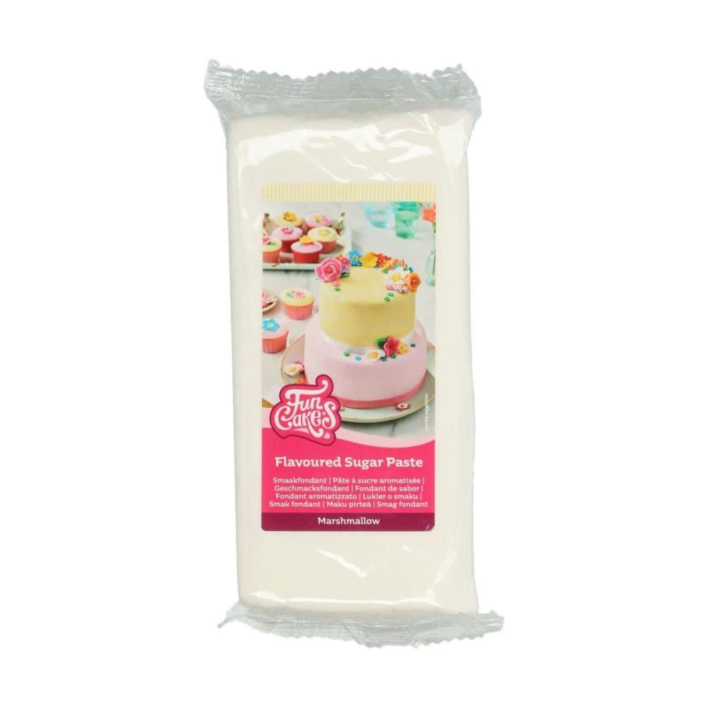 AZO-fri Marshmallow White Sockerpasta 1 kg FunCakes