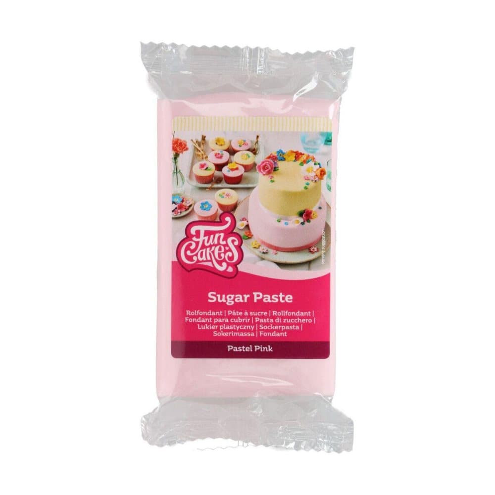 Pastel Pink Sockerpasta FunCakes 250 g